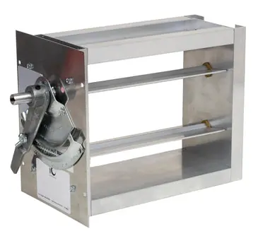 Io Hvac Controls MBD-0808 Mbd-0808 Manual Rectangular 08 x 08 Zone Damper