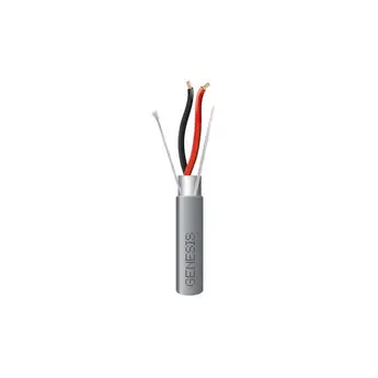 Honeywell 22215009 Genesis Gray 500-Foot 16/2 Stranded Shielded Riser Cable