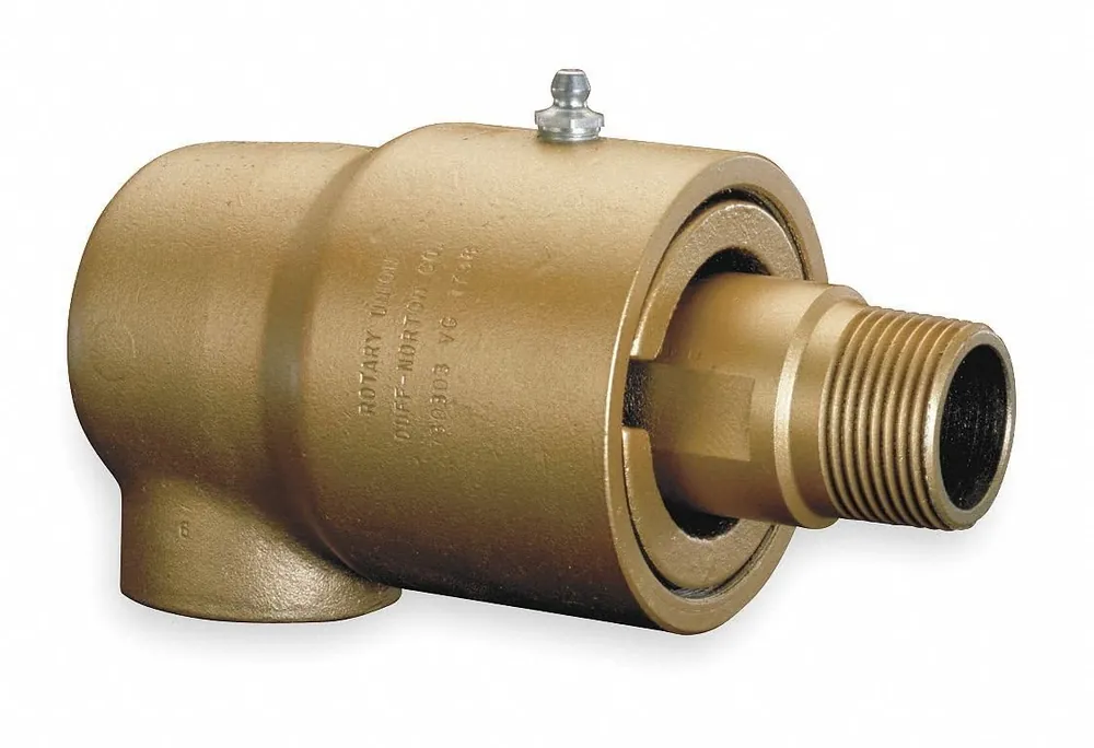 Duff-Norton 730334C Rotary Union, 3/4 in NPT, Carbon Steel