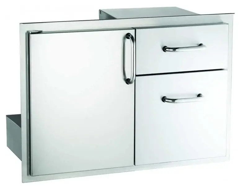 American Outdoor Grill 18-30-SSDD 30-inch Access Door & Double Drawer Combo