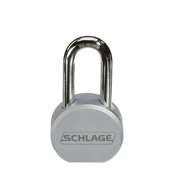 Schlage Lock KS72F2300 Padlock, Key in Knob Cylinder, 7/16 inches Dia. Shackle, 2 inches Clearance