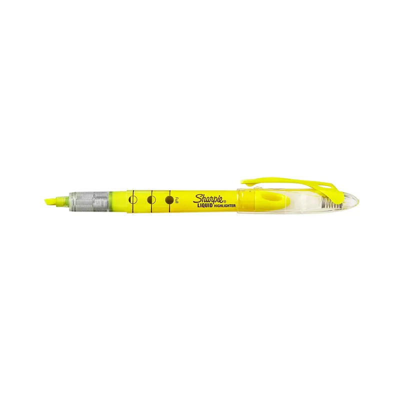 Amazon Com 24527PP Sharpie Liquid Highlighter, Chisel Tip, Fluorescent Yellow, 5 Count