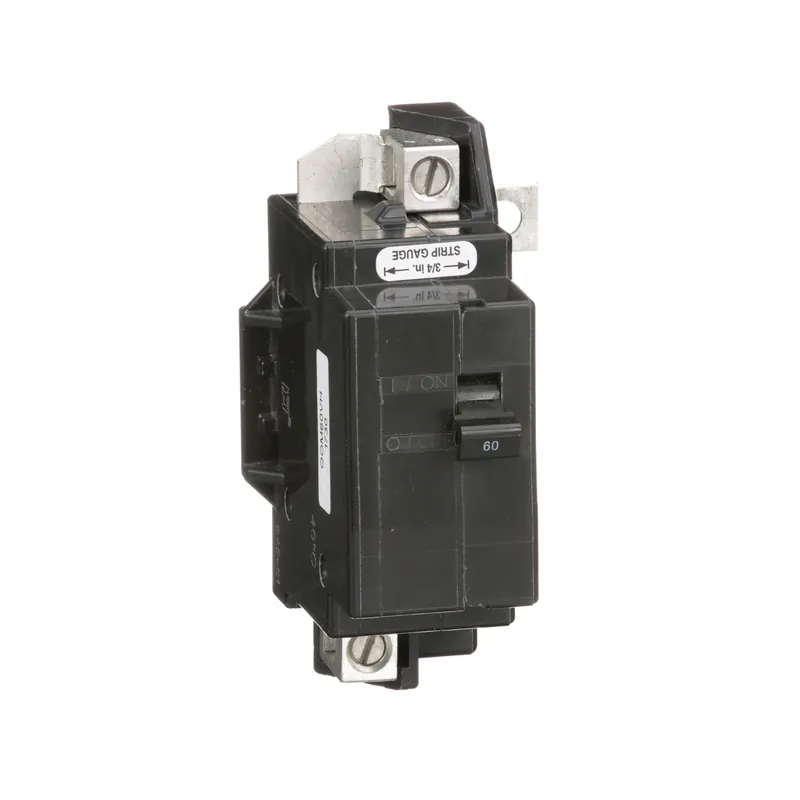 Square D QOM60VH Main Circuit Breaker 60A 120/240V 1Ph 2P, Bolt-On