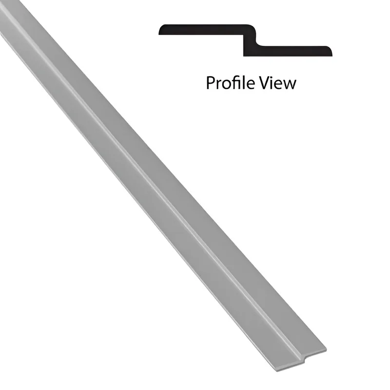 Jacknob 121974 Privacy Strip 1/8 inches Offset 60 inches - Alumn