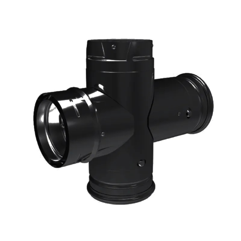 Duravent 4PVP-DBTB1 Pellet Vent Pro Double Tee Cleanout
