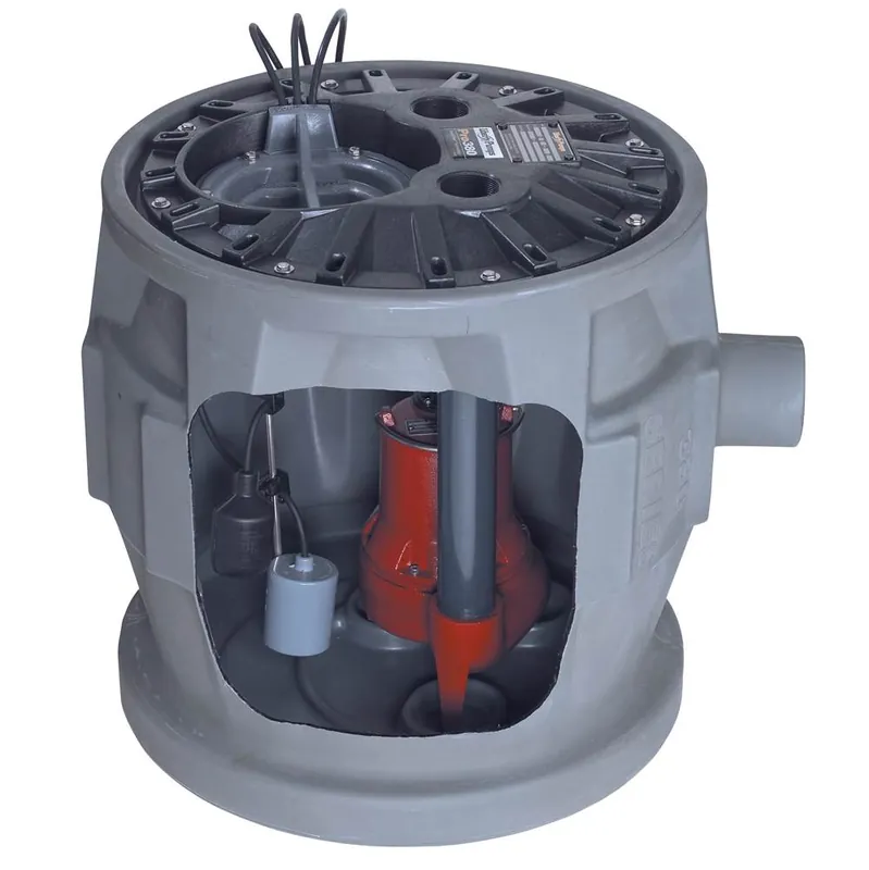 Liberty Pumps P382LE71/A2W Simplex Sewage Package 3/4 HP 1 PH 115V 2 feet' Discharge