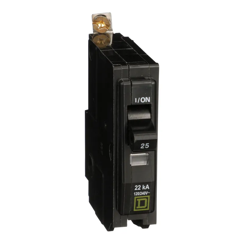 Square D QOB125VH 1-Pole 25 Amp Miniature Circuit Breaker