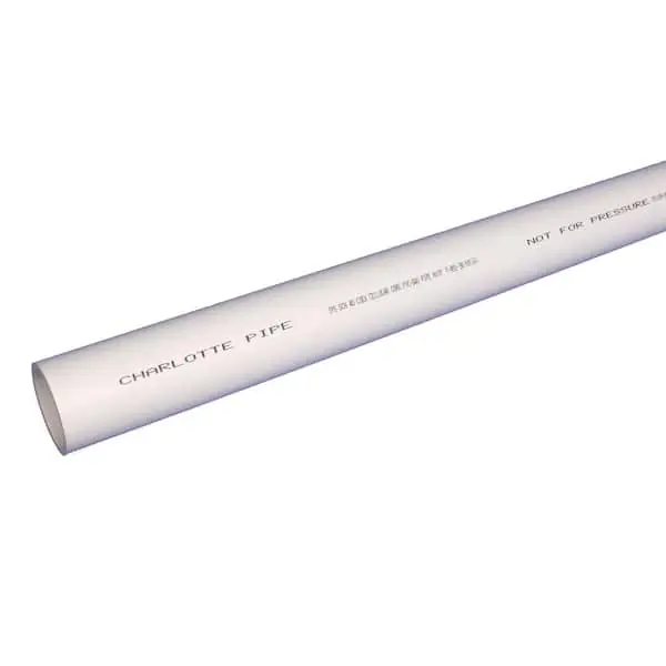 Charlotte Pipe PVC 07400B 0600 Pvc 7400b 4x10 S40 Be Pipe