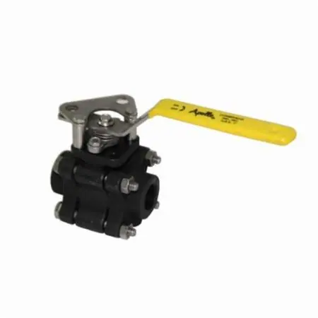 Apollo Valves 83B14301 Full Port Class 600 3 Piece Carbon Steel Ball Valve 1/2 inches (2 x FNPT)