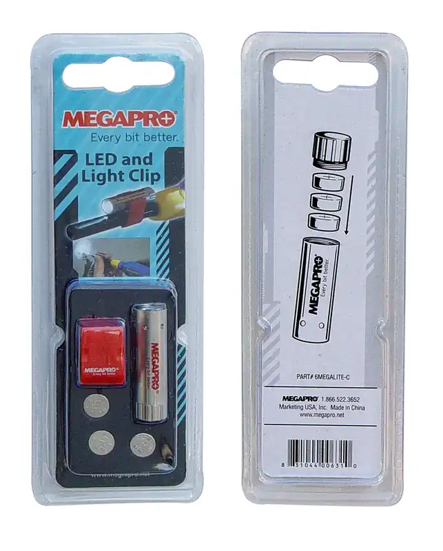 Megapro 6MEGALITE-C LED Light + Clip