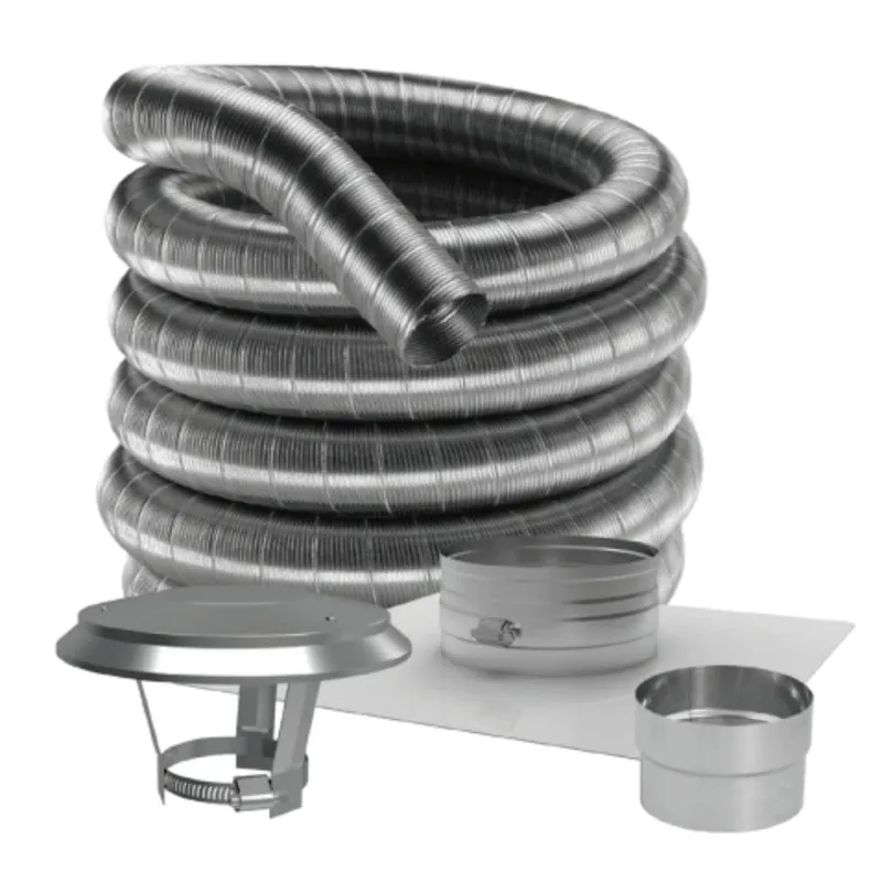 Duravent 3DF304-15K DuraFlexSS 304 Basic Kit 3 inch x 15 feet
