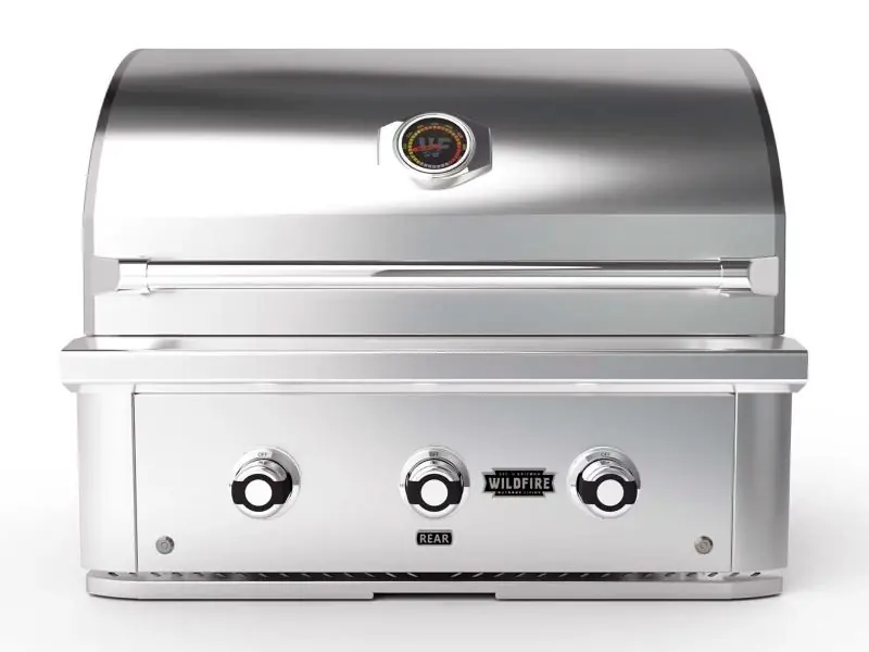 Wildfire Outdoor Living WFPRO30G-SS-LP Ranch Pro 30-in 2 Burner Built-In SS Propane Grill