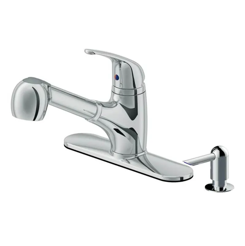 Cahaba CA6110CP Single Handle Pull Out Sink with Faucet