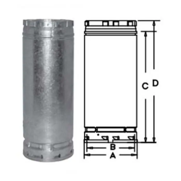 Duravent 10BV36-1 B-Vent Pipe 10 x 36 in.