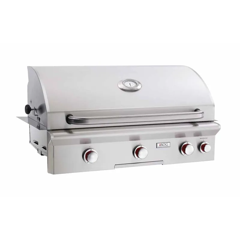 American Outdoor Grill 36NBT T-Series Natural Gas 36 Inch Built-In Grill with Backburner Piezo Ignition