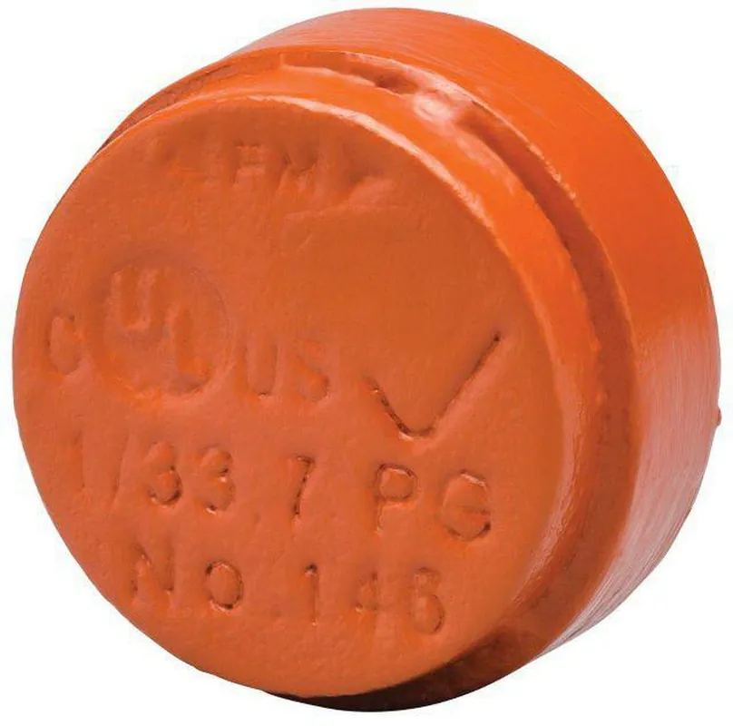 Victaulic F010146P00 Firelock Style 146 1 in. Grooved 365 psi Cap