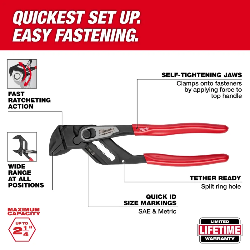 Milwaukee 48-22-6910 10 inches Pliers Wrench