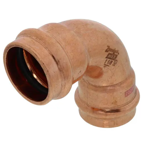 Parker Hannifin MZK-90E18-LR-HNBR ZoomLock MAX 90-Degree Elbow 1-1/8 inches