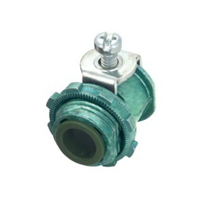 Bridgeport 570-GI HCF Green Cable Connector 3/8 in