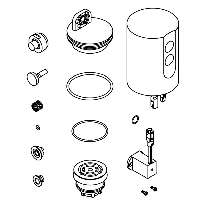Kohler 1388853-CP Tripoint Fv Service Kit, 0.5 Gpf