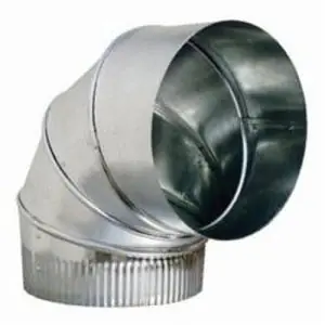 Snappy 3-080 Sheet Metal Elbow, 8 inches 30 Gauge Galvanized