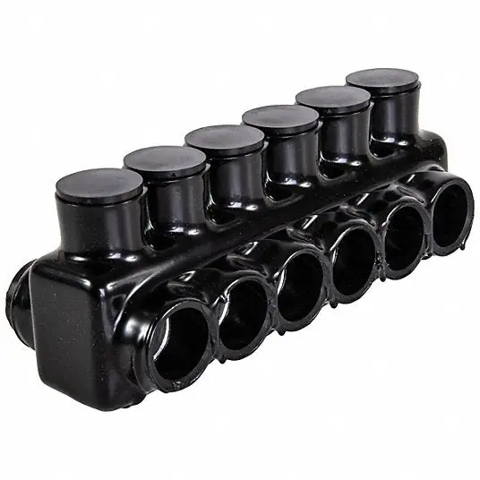 Polaris IPLD250-6 Insulated Multi-Tap Connector 6 Port 250 Kcmil to 6 AWG