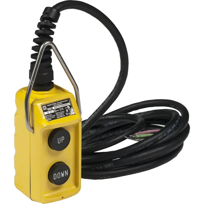 Square D 9001BWAEQ3439G3 Pendant Station 600 VAC 5 Amp