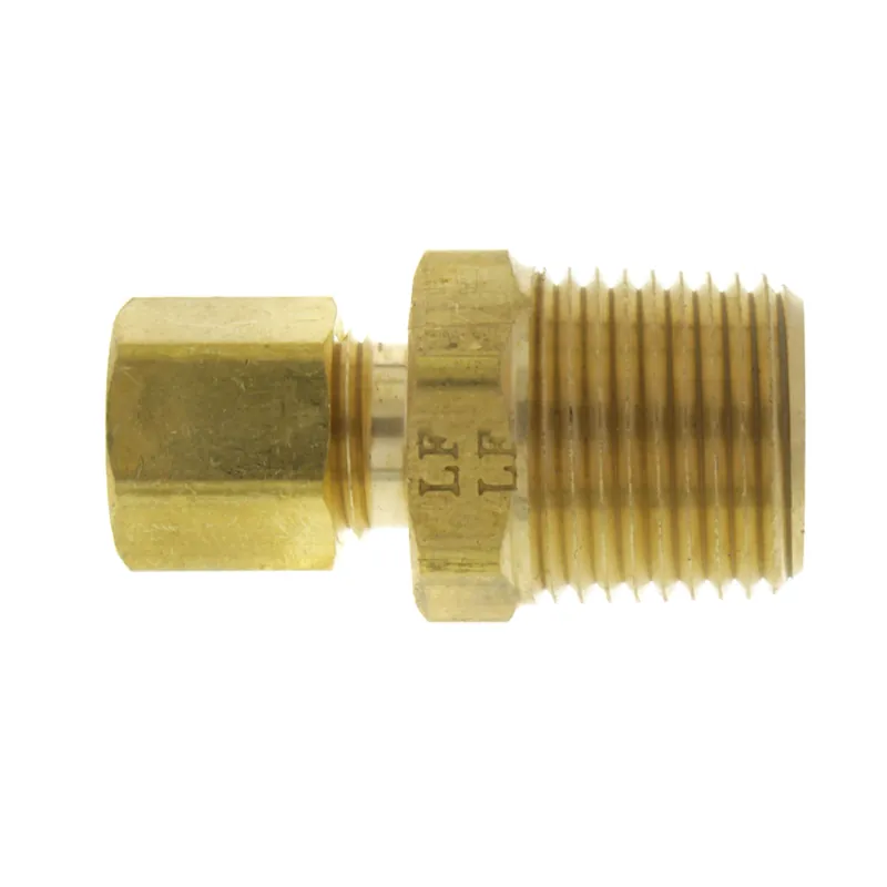 Bluefin BCM025-038 1/4 inches od x 3/8 inches mip Brass Compression Connector (Lead Free)