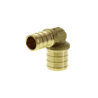 Everflow 80459598970 PEX Brass Reducing Elbow 3/4 inches X 1/2 inches (Lead Free)
