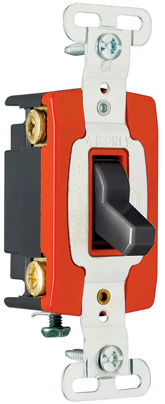 Legrand Pass & Seymour PS20AC4-BK Toggle Switch 20A 120/277 VAC 4-Way