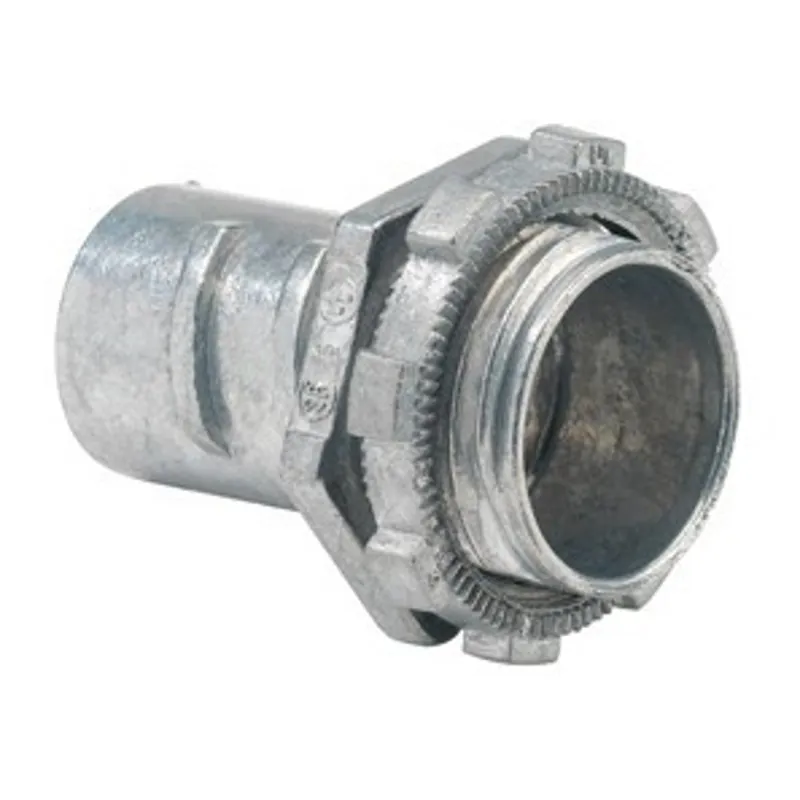 Bridgeport 525-DC2 Connector, Screw-In, Zinc Die Cast, Flex Size 2 Inch