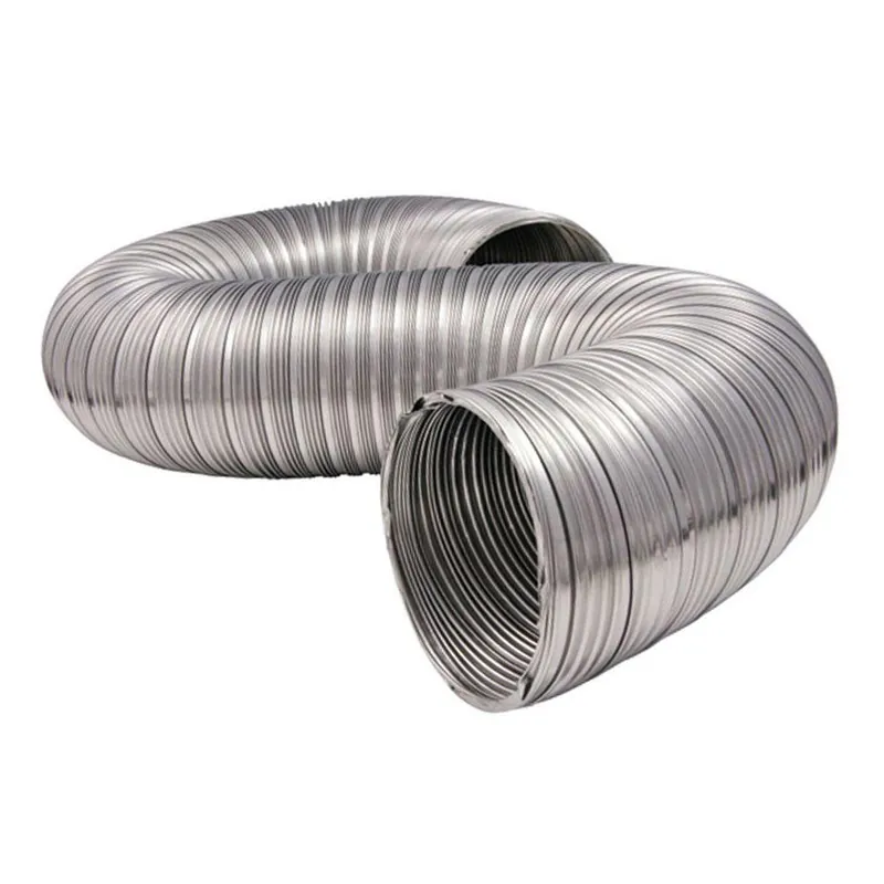 Majestic UD6 6 inch Uninsulated Flex Duct For Outside Air (Two 42 inch Sections)