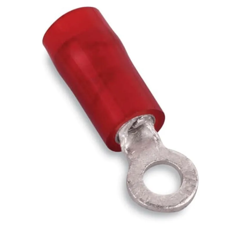 Sta-Kon RA18-14 nylon insulated ring terminal 600 V 1/4 inch