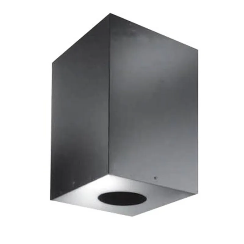 Duravent 6DP-CS11 DuraPlus All-Fuel Chimney 6in. Diameter Square Ceiling Support Box, 11in. Height
