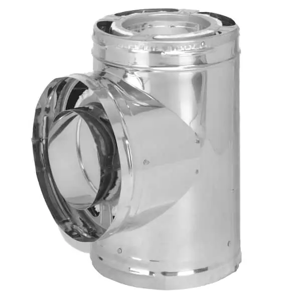 Duravent 6DP-T DuraPlus Tee with Cap 6 inches Size