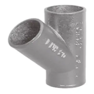 Charlotte Pipe NH 00020 4400HP Edge HP Iron NH 20 Large Diameter Wye 8 x 4 in