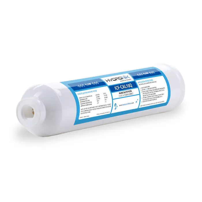 Hydronix ICF-CAL10Q Inline Calcite Filter with 1/4 inches Quick Connects