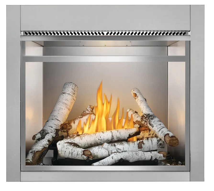 Napoleon Hearth RSS42SK Premium Screen Kit With 1 inches Stainless Steel Frame for 42 inches Riverside Fireplace