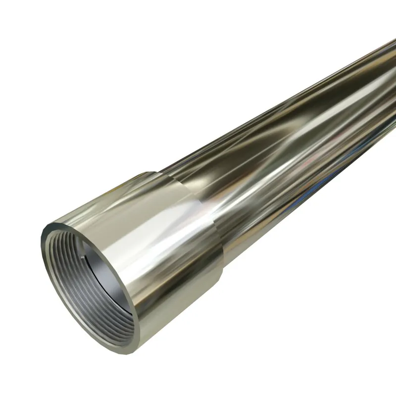 Calbrite S41010CT00 1 inches x 10ft Stainless Steel Rigid Conduit w/Coupling, Type 304