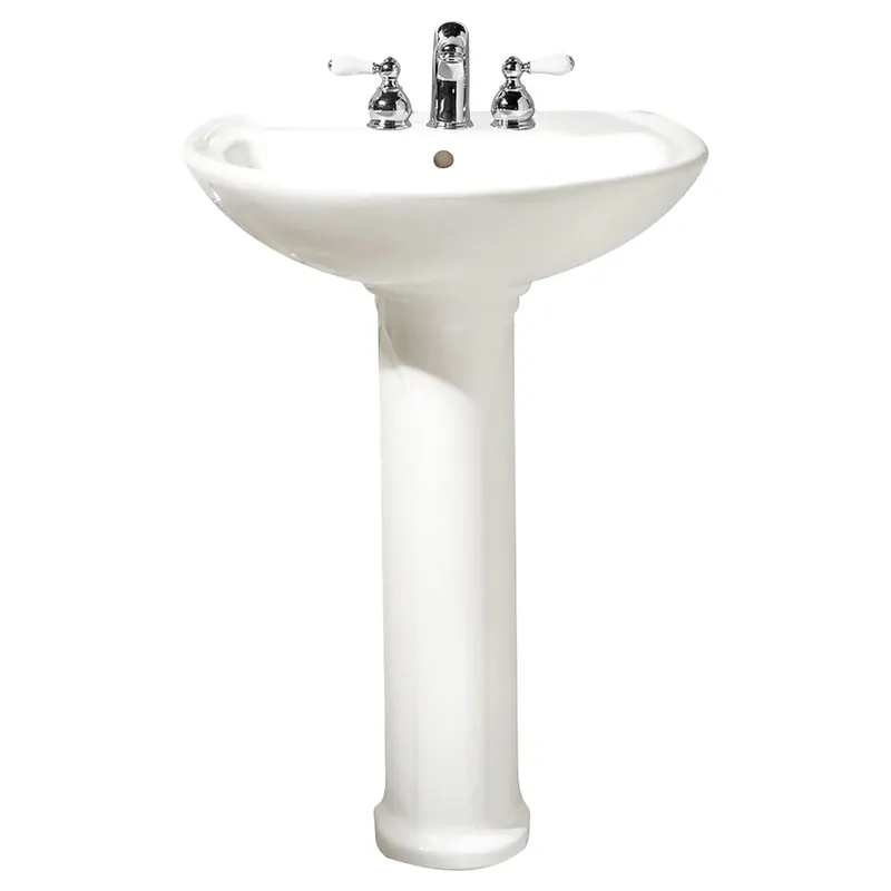 American Standard 0236411.020 Cadet Pedestal Top and Leg with 4-Inch Centerset Holes