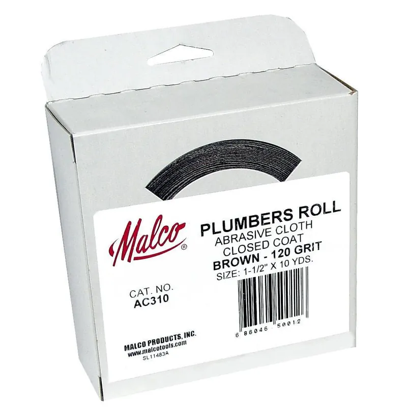 Malco AC310 1-1/2 in. 10 yd. Aluminum Oxide Cloth Roll Abrasive