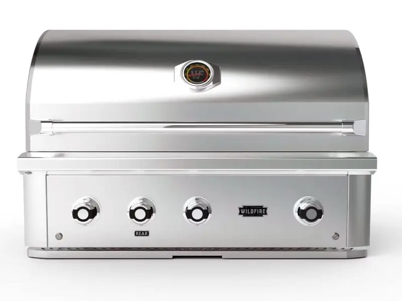Wildfire Outdoor Living WFPRO36G-SS-LP Ranch Pro 36-Inch 3 Burner Gas Grill with Infrared Rear Burner