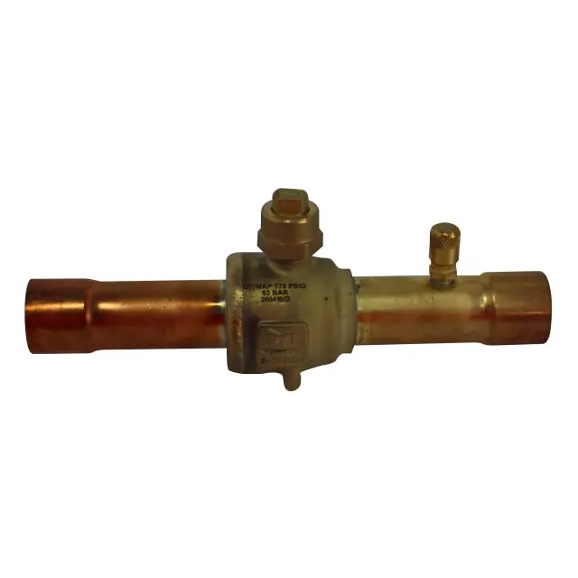 Mueller Refrigeration AQ17865 Ball Valve 1-1/8 OD With Access Port