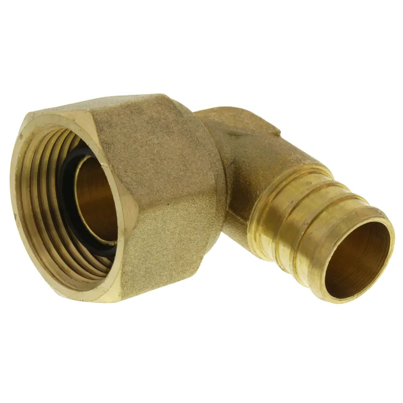Everflow PFSL3434-NL 3/4pex x 3/4fip swivel elbow (brass nut) lead free