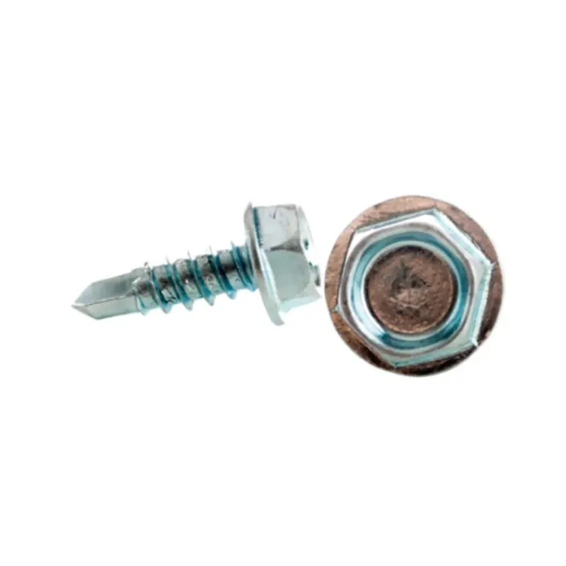 Minerallac 79016J 10-16 x 1 inches Tek Screw, Hex Washer Head, Zinc