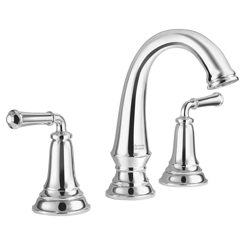 American Standard 7052807.GN0 Delancey 8 inches Widespread Two-Handle Bathroom Faucet, With Lever Handles and Push Pop-Up Drain, 1.2 gpm