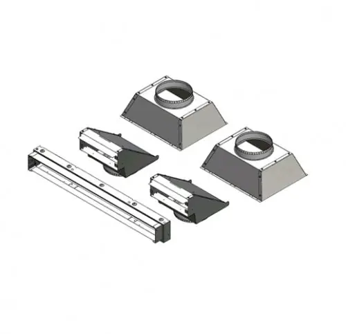 Napoleon DHMF3850 Ducted Heat Management Front Discharge Kit for 38 and 50 Inch Vector Fireplaces