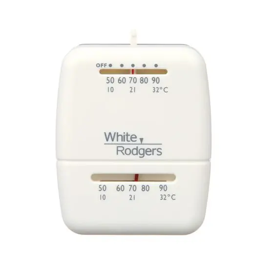 White Rodgers 01C20 101S1 Wall Thermostat 24V Heat Only
