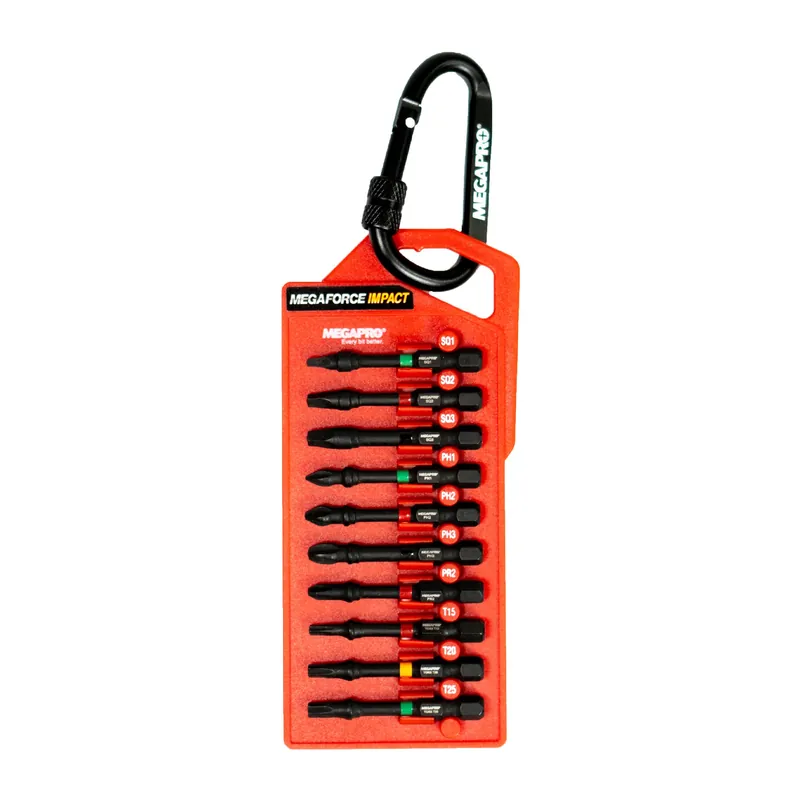 Megapro 9BP-I-10A Assorted Impact Bit 2 Inch Size, 10 Piece