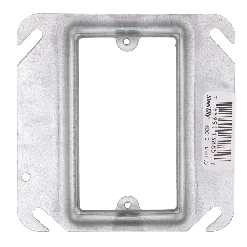 Steel City 52-C-15 4Sq 1D 1G Sw Ring 1 Inch Raised